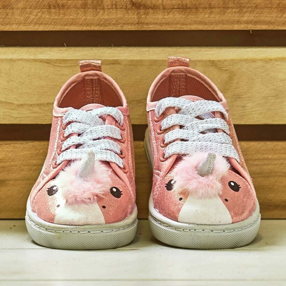 GIRLS SIZE 6 Toddler and Little Unicorn Footwear